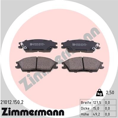 Zimmermann brake pad - , set,